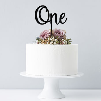 Personalised Number Birthday Cake Topper, 8 of 12