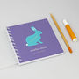 Personalised Kid's Rabbit Small Notebook, thumbnail 2 of 9