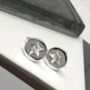 Sterling Silver Cut Out Star Stud Earrings, thumbnail 2 of 6