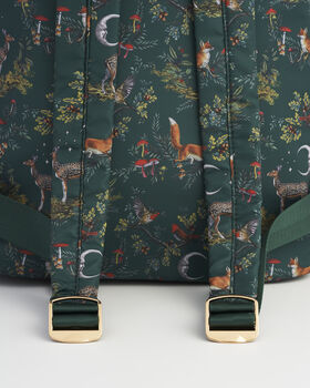Into The Woods Green Buckle Medium Backpack, 8 of 8