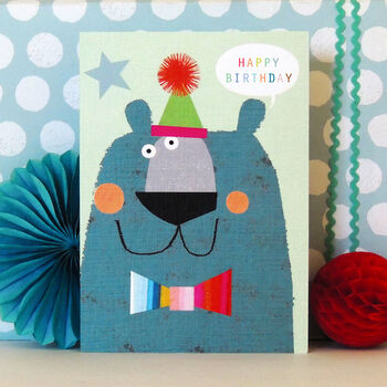 Happy Birthday Bear Card, 4 of 5