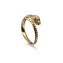 Adjustable Snake Ring In Gold Vermeil, thumbnail 1 of 5