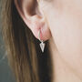 Aphrodite 18ct Gold Medium And Small Hoop Earrings, thumbnail 2 of 3