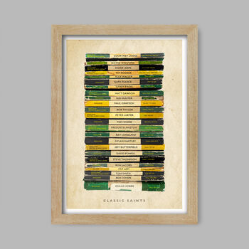 Classic Saints Northampton Rugby Poster Print, 3 of 5