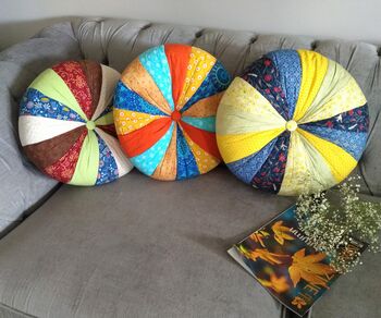 Floral Round Cushion, 6 of 8