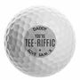 Personalised Tee Riffic Golf Ball, thumbnail 2 of 3