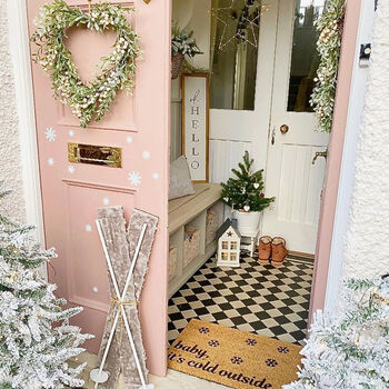 Christmas Snowflake Door/Wall Stickers, 5 of 7