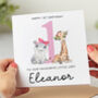 Personalised 1st Birthday Card 'Our Little Lady', thumbnail 1 of 2