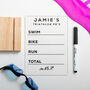 Personalised Triathlon Personal Best Sign, thumbnail 7 of 9