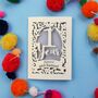 First Anniversary Card One Year Paper Anniversary, thumbnail 9 of 12