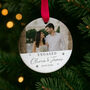 Personalised Engagement Ornament With Photo And Names, thumbnail 7 of 8