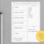 Weekly Meal Planner Aluminium Whiteboard, thumbnail 6 of 6