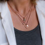 Zodiac And Heart Initial Layered Necklace Set, thumbnail 2 of 6
