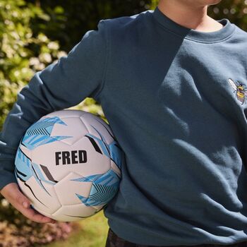 Personalised Football Ball, Customise With Any Name, 2 of 12
