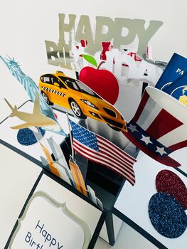 New York Themed 3D Birthday Card, 7 of 7