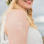 Bride's Besties Hen Party Gold Temporary Tattoos, thumbnail 3 of 5