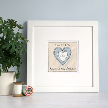 Personalised Wedding Anniversary Framed Picture Gift, 3 of 12