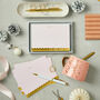 Personalised Scallop Luxury Notecards, thumbnail 2 of 7