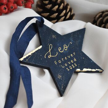 Personalised Christmas Memorial Bauble Ornament, 3 of 5