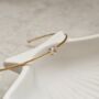 Dainty Solitaire Bangle, thumbnail 3 of 7