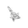 Sterling Silver Large Puffy Cherub Pendant Charm, thumbnail 6 of 8