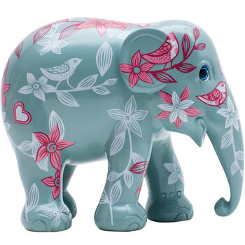 'A Love Story' 15cm Hand Painted Limited Elephant, 5 of 10