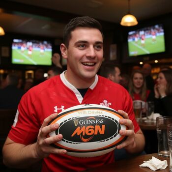 Personalised Gilbert 2026 Six Nations Rugby Ball, 6 of 9