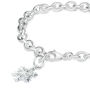Solid Silver Snowflake Charm Or Necklace, thumbnail 6 of 7