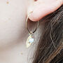 Maya Diamond Hoop Earrings, thumbnail 2 of 5