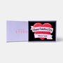 Personalised Banner Heart Valentine's Letterbox Iced Cookie, thumbnail 4 of 10