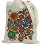 Colour In Flowers Tote Bag, thumbnail 1 of 6