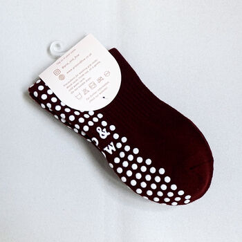 Bow And Flow Pilates Grip Sock, 3 of 3
