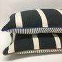 Monochrome Striped Cushion, thumbnail 2 of 5
