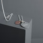 Personalised Sterling Silver Duo Heart Necklace, thumbnail 5 of 10