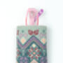 Fair Isle Glasses Case Tapestry Kit 100% British Wool, thumbnail 3 of 4