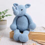 Rachel The Rhino Easy Crochet Kit, thumbnail 1 of 7