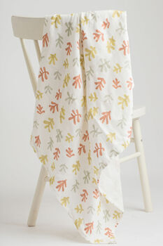 Patterned Cotton Baby Swaddle, 3 of 6