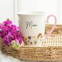 Mum Wildflower Pedestal Mug | Mother's Day Gift, thumbnail 1 of 2