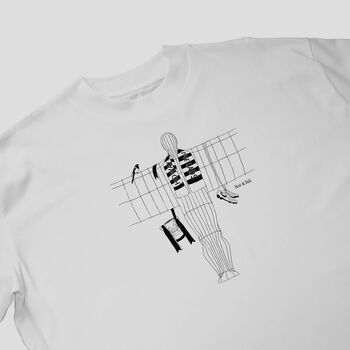 Angel Of The North Newcastle Oversized T Shirt, 3 of 10