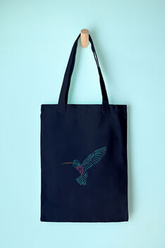 Hummingbird Tote Bag Embroidery Kit, 6 of 6