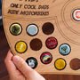 Personalised Motorbike Helmet Bottle Cap Collector Dad, thumbnail 4 of 4