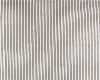 Baga Stripe French Grey Hand Block Cushion Cover, 3 of 3
