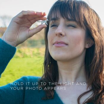 Personalised Horse Hidden Photo Necklace In Sterling Silver, 3 of 10