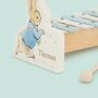 Personalised Peter Rabbit Wooden Xylophone 18m+, thumbnail 2 of 5