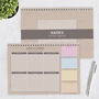 Personalised A4 Desk Study Planner, thumbnail 1 of 2