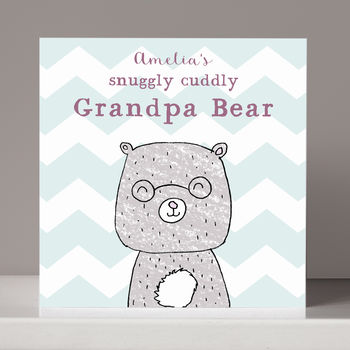 Personalised Grandpa Bear Birthday Card, 2 of 2