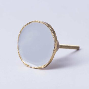 Enamel Knob With Gold Rim, 3 of 4