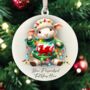 Personalised Wales Dragon And Welsh Sheep In Christmas Lights, thumbnail 4 of 11