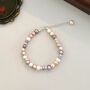 Fiji Ivory Silver Pearl Ombre Multi Ball Gift Bracelet, thumbnail 2 of 6