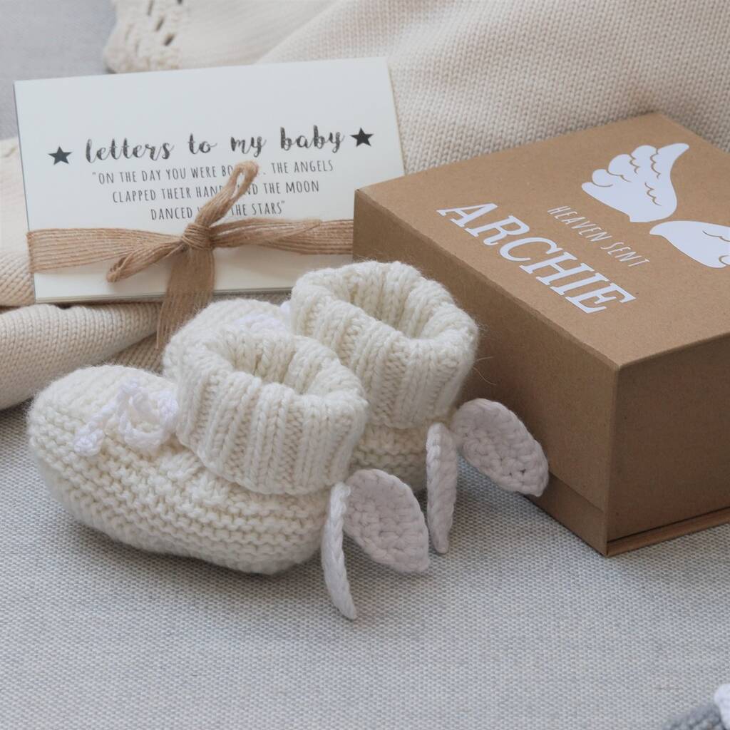 Angel Wings Cashmere Booties By Attic 